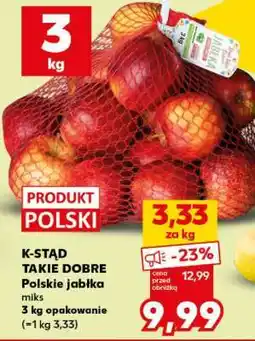 Kaufland Polskie jabłka miks oferta