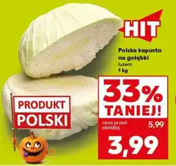 Kaufland Polska kapusta na gołąbki luzem 1 kg oferta