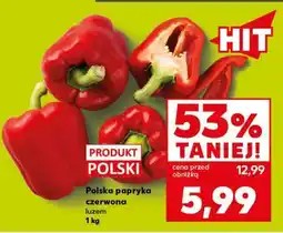 Kaufland Polska papryka czerwona luzem 1 kg oferta