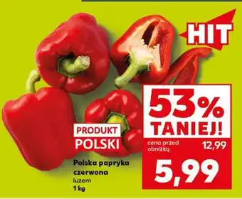 Kaufland Polska papryka czerwona luzem 1 kg oferta