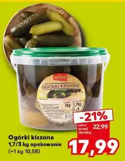 Kaufland Ogórki kiszone oferta