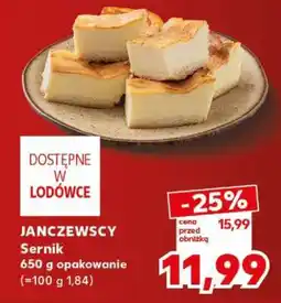 Kaufland JANCZEWSCY Sernik oferta