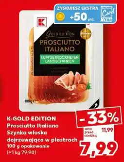 Kaufland K-GOLD EDITION Prosciutto Italiano oferta