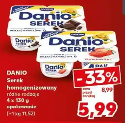Kaufland DANIO Serek homogenizowany oferta