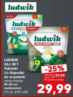 Kaufland LUDWIK ALL IN 1 Tabletki lub Kapsułki do zmywarki oferta