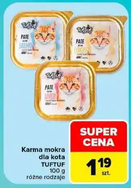 Carrefour Karma mokra dla kota TUFTUF oferta