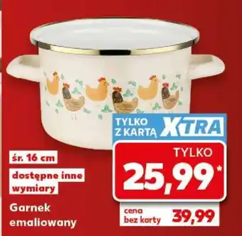Kaufland Garnek emaliowany oferta