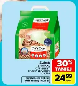Carrefour Żwirek ORIGINAL CAT'S BEST oferta