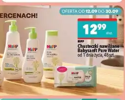 Biedronka Chusteczki nawilżane Babysanft Pure Water oferta