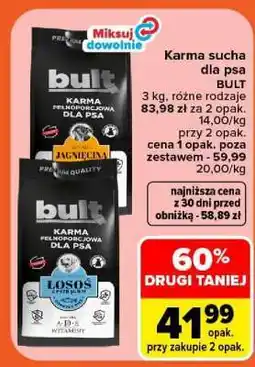 Carrefour Karma sucha dla psa BULT oferta