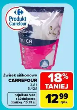 Carrefour Żwirek silikonowy Carrefour oferta
