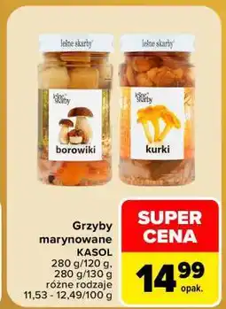 Carrefour Grzyby marynowane KASOL oferta