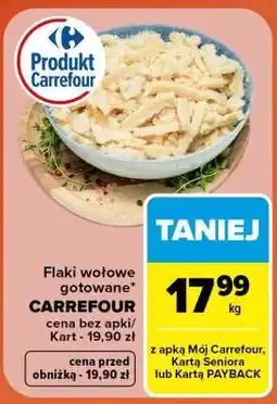 Carrefour Flaki wołowe gotowane oferta