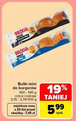 Bułki mini do burgerów