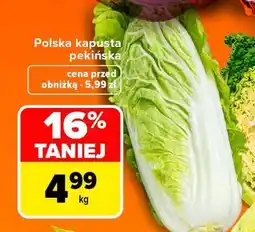 Carrefour Polska kapusta pekińska oferta