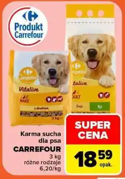 Carrefour Karma sucha dla psa Carrefour oferta
