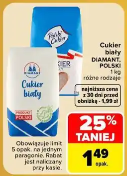 Carrefour Cukier biały oferta
