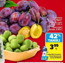 Carrefour Polskie śliwki oferta
