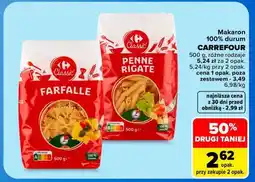 Carrefour Makaron 100% durum CARREFOUR oferta
