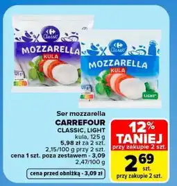 Carrefour Ser Mozzarella oferta