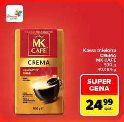 Carrefour Kawa mielona Crema MK Café oferta