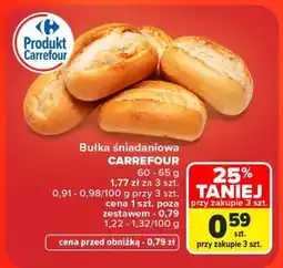 Carrefour Bułka śniadaniowa CARREFOUR oferta