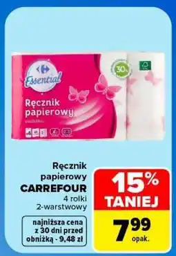 Carrefour Ręcznik papierowy Carrefour oferta