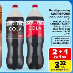 Carrefour CARREFOUR COLA, COLA ZERO oferta