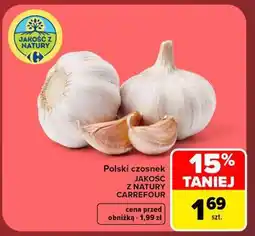 Carrefour Polski czosnek oferta