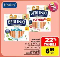 Carrefour Parówki BERLINKI oferta
