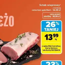 Carrefour Schab wieprzowy oferta