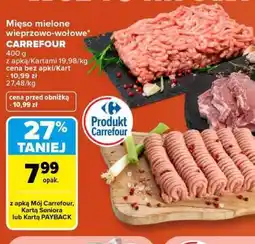 Carrefour Mięso mielone wieprzowo-wołowe Carrefour oferta