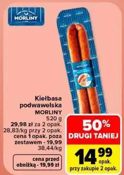 Carrefour Kiełbasa podwawelska oferta