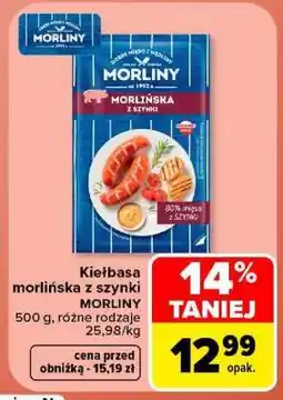 Carrefour Kiełbasa Morlińska z szynki oferta