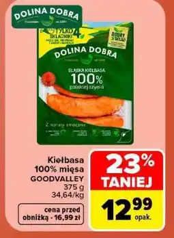 Carrefour Kiełbasa 100% mięsa Goodvalley oferta