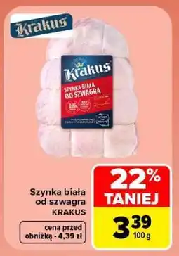 Carrefour Szynka biała od szwagra oferta