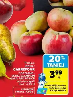 Carrefour Polskie jabłka CARREFOUR oferta