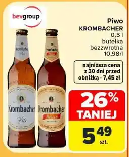 Carrefour Piwo Krombacher oferta