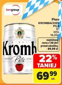 Carrefour Piwo Krombacher Pils oferta