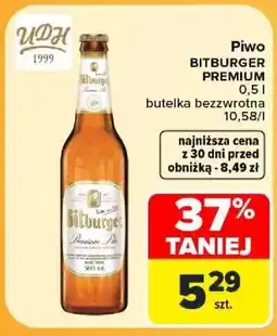 Carrefour Piwo BITBURGER PREMIUM oferta