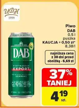 Carrefour Piwo DAB oferta