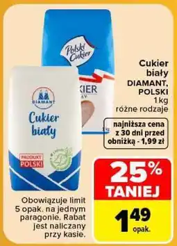 Carrefour Cukier biały oferta