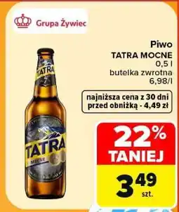 Carrefour Piwo Tatra Mocne oferta