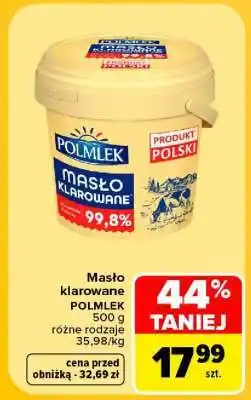 Carrefour Masło klarowane Polmlek oferta
