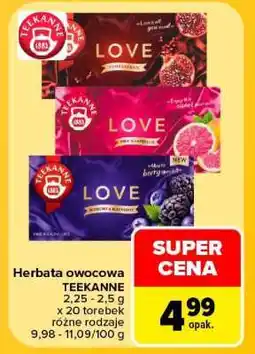 Carrefour Herbata owocowa oferta