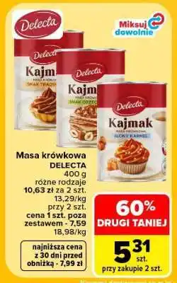 Carrefour Masa krówkowa Delecta oferta