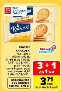 Carrefour Ciastka Krakuski oferta