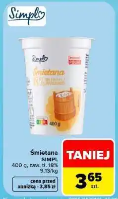 Carrefour Śmietana oferta