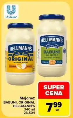 Carrefour Majonez BABUNI, ORIGINAL HELLMMAN’S oferta