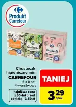 Carrefour Chusteczki higieniczne mini Carrefour oferta